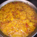 El cooksnap de Pedro Juan Estruch cuando hizo Arroz con cebolla y bacalao.