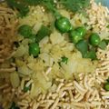 Sunita Bhargava का कुकस्नैप जब उन्होंने इंदोरी पोहा (Indori poha recipe in hindi) बनाया था।