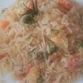 Margie Rugush's cooksnap of when they made Fried left over rice.