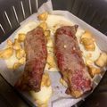 Lanni Hsu 的 氣炸牛小排佐杏鮑菇薯片(By比依氣炸鍋) cooksnap