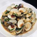 蕭大渼 的 九層塔炒蛤蜊 cooksnap