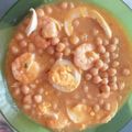 El cooksnap de yolanda rivas cuando hizo Garbanzos con langostinos.