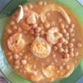 El cooksnap de yolanda rivas cuando hizo Garbanzos con langostinos.
