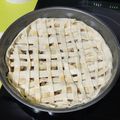 El cooksnap de B cuando hizo Pastel con nueces, pasas, manzanas y cabello de ángel.