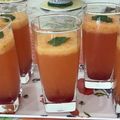 Alka Bhandari's cooksnap of when they made Orange Watermelon Sunrise Mocktail.