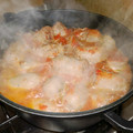 El cooksnap de Pablo Barco cuando hizo Chorizos a la pomarola.