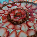 El cooksnap de Luján Chalde cuando hizo Tarta de frutilla con crema pastelera 🍓.