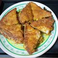 Hina Ibrahim's cooksnap of when they made Crispy shami kabab sandwich 🥪.