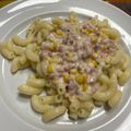 Pochanics Agnes Cooksnap-ja, amikor elkészítette a(z) Baconos, kukoricás tészta sajttal, tejszínnel feltúrbózva receptet.