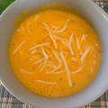 El cooksnap de Laura cuando hizo Crema de calabaza y zanahoria con rulo de cabra.