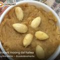 Rita Mehta ( Executive chef )'s cooksnap of when they made Moong dal halwa/ instant moong dal sheera.