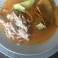 El cooksnap de Lucia Larrea cuando hizo Sopa de tortilla mexicana.