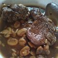 El cooksnap de Mary Paz Muñoz cuando hizo Solomillo de Ternera al Pedro Ximénez con champis y Piñones.