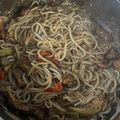 El cooksnap de Samantha Schifer cuando hizo Salteado de verduras con lomo de cerdo y pasta de arroz China.