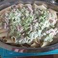 El cooksnap de Caroline Mayol cuando hizo Hélices con brócoli y jamón crudo.