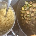 El cooksnap de loidamanz cuando hizo Couscous con champiñones y calabacín.