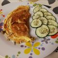 El cooksnap de Anuki cuando hizo Tortilla francesa de queso azul y nueces.