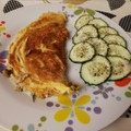 El cooksnap de Anuki cuando hizo Tortilla francesa de queso azul y nueces.