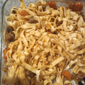 El cooksnap de Noelia Gomez cuando hizo Fideos caseros. Suaves y fáciles de hacer. Con salsa de crema y langostinos. 🍝🦐.