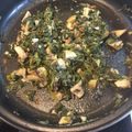 El cooksnap de Diotima Hiperion cuando hizo Espinacas con champiñones.
