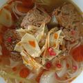 Cooksnap của Thanh Tram khi họ làm theo món Bún bò chay