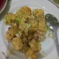 Cooksnap dari Agnes Priska untuk resep Udang / Tofu Telur Asin