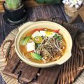 Cooksnap Salina Jalaludin semasa beliau membuat Mi Rebus Tulang.