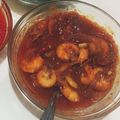 Cooksnap dari 𝑈𝑛𝑑𝑎 𝐴𝑟𝑎 untuk resep Udang Saus Padang