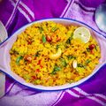 Neha Dua's cooksnap of when they made Maharashtrian Kanda Poha.