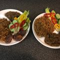 صورة من Um Lujain، شاركها بعد تجربة وصفة كفتة الموزاريلا وبرغل الشعيرية تحفة كفتة الموزاريلا