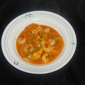 El cooksnap de angelcocina2 cuando hizo Medallones de merluza en salsa con gambas 🐟🍤.