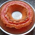 El cooksnap de Erica Barrientos cuando hizo Bizcochuelo Volcán Rosa con Cobertura Danonino /Bolo de Morango Vulcão com creme de Danoninho.