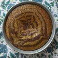 Mayuran Mitali's cooksnap of when they made এগ লেস চকলেট জেব্রা কেক (egg less chocolate zebra cake recipe in Bengali).
