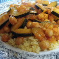 El cooksnap de Paco cuando hizo Garbanzos con cuscús, calabacín y Ras el hanout.
