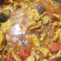 El cooksnap de vcervino cuando hizo Pollo estofado a la moruna con patatas y pasas.