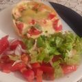 El cooksnap de Silvina Viera cuando hizo Tarteleta caprese.