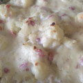 El cooksnap de Sergio cuando hizo Coliflor con bechamel gratinada al horno.