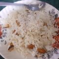 Pooja Sharma का कुकस्नैप जब उन्होंने कोकोनट राइस (coconut rice recipe in Hindi) बनाया था।