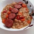 Cooksnap από Ismini στη συνταγή Παραδοσιακή άσπρη Φασολάδα με λουκάνικο