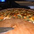 El cooksnap de Silvia Sagrera Colman cuando hizo Tarta de pollo y espinacas.