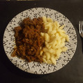 El cooksnap de Nerina Paccor cuando hizo Goulash con spätzle.