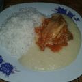 El cooksnap de Zarela Zeballos Tapia cuando hizo Puré de papas con guiso de pollo.
