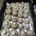 El cooksnap de Kristopher Boehmwald cuando hizo Champiñones Rellenos.
