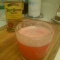 Eric's cooksnap of when they made Strawberry Margarita.