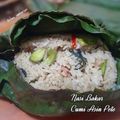 Cooksnap dari Rhee untuk resep Nasi Bakar Cumi Asin Pete