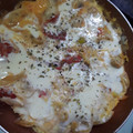 El cooksnap de silvia Asvir cuando hizo Tortilla rápida de tomate, champiñones y cebolla.