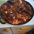 El cooksnap de Juani Ruiz Granero cuando hizo Pollo al horno (cuartos traseros).