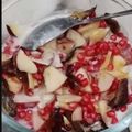 Asma Faryal Khan's cooksnap of when they made Fruit chaat.