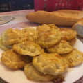 El cooksnap de Ange Winry cuando hizo Pastelitos de pavo, jamón y quesos con cúrcuma.