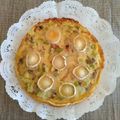 El cooksnap de Judit cuando hizo Quiche de calabacín; champis y bacon.